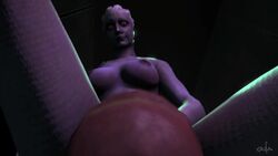 3d alien animated asari blue_skin breasts cock_pointing_towards_viewer dickgirl erection futanari intersex large_breasts liara_t'soni mass_effect nipples no_sound nude orcfuta penis penis_slap penis_towards_viewer pov sitting source_filmmaker taker_pov video