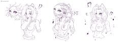 3:1 absurd_res anthro bimbofication bimbofied brainwashing doll female hermitpioneer hi_res latex lips liquid_latex mask mask_transformation may_hem solo tentacles unfinished