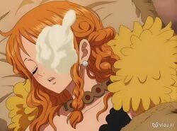 1boy 1girl ai_generated animated animation bed bukkake creepy crossover cum cum_on_face cum_on_hair dragon_ball dragon_ball_super dragon_ball_z ejaculate ejaculating_cum ejaculation elbaf facial female glasses implied_masturbation jabbaman58 jizz male master_roshi mp4 muten_roushi nami_(one_piece) nonconsensual one_piece orange_hair pervert pretty_face semen sleep_molestation sleeping surprise tagme unconscious_female video viking