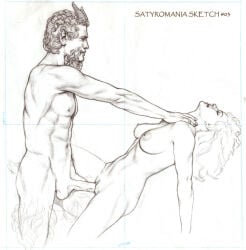 faun female greece greek_mythology mark_blanton mythology nymph pan satyr