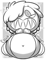 anna_(puffylover1) big_breasts breasts cleavage huge_breasts hyper_breasts inflation puffster3 sketch tagme thick_thighs weight_gain wide_hips