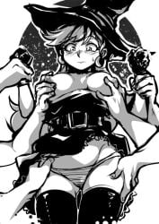 jcm2 leni_loud the_loud_house nickelodeon fondling fondling_breast groping groping_breasts groping_from_behind grope off_screen_character multiple_males 1girls hands_on_hips panties black_and_white nipples nipple_play nipple_tweak areolae areola breasts breasts_out breast_grab halloween halloween_costume witch_hat witch_costume witch thighhighs thick_thighs thighs striped_panties possible_rape might_be_rape hourglass_figure hourglass_figured_female female female_focus imminent_sex holding_hands blush blushing looking_down looking_at_another embarrassed embarrassed_female embarrassed_nude_female partially_clothed partially_nude