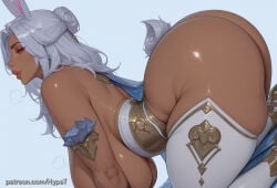 1girl ai_generated alternate_version_at_source big_ass big_breasts big_butt big_thighs bunny_business_domina bunny_ears cleavage dark-skinned_female domina female female_only glossy_lips hips_wider_than_shoulders huge_breasts hypet overwatch shiny shiny_skin side_view simple_background steam steaming_body tagme thick thick_ass thick_hips thick_legs thick_lips thick_thighs thighs vaira_singhania video_game_character video_games voluptuous voluptuous_female white_hair wide_hips