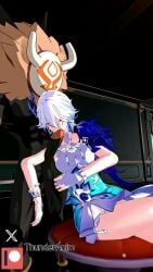 1girls breasts dark-skinned_male duo female genshin_impact hilichurls_(species) honkai:_star_rail honkai_(series) male penis tagme thunderanim video yao_guang_(honkai:_star_rail)