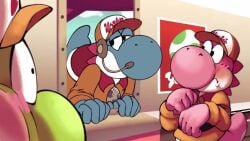 2boys 2d 2d_animation abs anal anal_sex animated animation anthro anus artist_logo artist_name artist_signature ass balls bara biceps big_ass big_balls big_butt big_penis blue_body blue_skin blue_yoshi bouncing_ass bowser chocker cock_ring creampie cum cum_in_ass cum_in_pussy cum_inside cumming cumming_in_ass cumming_inside dinosaur drive_thru femboy gay gay_anal gay_male gay_sex genitals green_skin green_yoshi horns huge_ass huge_butt internal internal_anal internal_cumshot koopa male male_only mario_(series) mario_kart mario_kart_world misterj muscles muscular muscular_anthro muscular_male nintendo nintendo_switch_2 pecs pectorals penis pink_yoshi sex_at_work slapping_butt sound sound_effects sound_warning spiked_bracelet spiked_collar spiked_shell spikes spikes_(anatomy) tagme testicles vein veins veins_on_dick video video_game video_game_character video_game_franchise video_games workplace_sex x-ray xray xray_view yellow_body yellow_skin yoshi yoshi_(food_slinger)