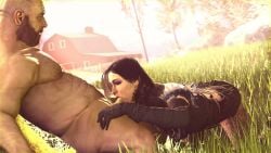 3d animated sfm tagme the_witcher_(series) video werewolf yennefer zoltan_chivay