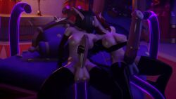 2futa 2futas 3d 3d_animation big_breasts big_cock big_dick big_penis black_hair blender blender_(software) blender_cycles blood_elf elf_ears futanari horsecock horsecock_futa horsecock_on_humanoid lucionart masturbation old_god piercing piercing_nipples purple_eyes red_hair silvermoon sound succubus succubus_(warcraft) succubus_horns succubus_tail succubus_wings tagme tentacle tentacle_penetration video void warcraft world_of_warcraft
