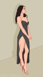 big_breasts dress heels pixel_art sagitarius sexy