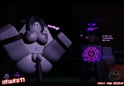 1boy 1girls 3d azure_(forsaken) forsaken_(roblox) roblox tagme tbbfanatic tentacle tentacle_sex two_time