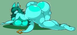 1girls ass barefoot big_breasts breasts completely_nude completely_nude_female dragon dragon_girl female female_only full_body lewdnabs naked naked_female nude nude_female original original_character pussy solo solo_female tail