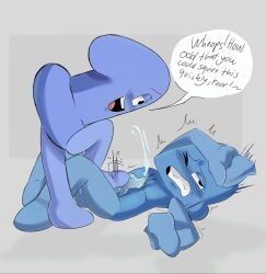 algebralien battle_for_dream_island battle_for_dream_island_again bfb bfdi bfdia cum cumshot foot_on_penis four_(bfb) object_shows one_(bfdi) stepping_on_penis tentacle_penis the_power_of_two tpot