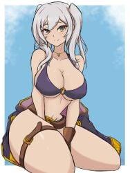 blush curvy fire_emblem_heroes huge_breasts huge_thighs in2naps plump robin_(fire_emblem) robin_(fire_emblem)_(female) smile thick_thighs voluptuous wide_hips