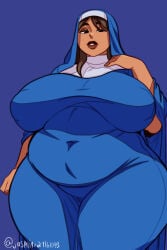 bible big_breasts blue_clothing brunette brunette_hair christianity clothed clothing jasmine29161093 milf mommy plump plump_thighs round_belly tan_skin thick thick_thighs veil virgin virgin_mary voluptuous voluptuous_female wide_hips