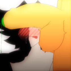 blooomy body boy cute dick furry pleasure_face yellow_body