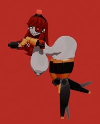 3d cheeseboi hanging_breasts huge_ass huge_breasts mimi_sentry sharp_teeth thick_thighs
