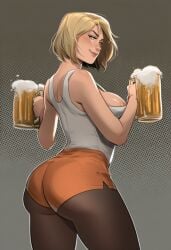 1girls ai_generated alien alien_girl alien_humanoid alien_look_like_human ass big_ass big_breasts big_thighs blonde_female blonde_hair breasts curvaceous curvy curvy_figure dc dc_comics digital_media_(artwork) female hips hooters hooters_uniform hourglass_figure huge_ass huge_breasts huge_thighs humanoid justice_league justice_society_of_america kara_zor-el kara_zor-l karen_starr kryptonian large_ass large_breasts large_thighs legs light-skinned_female light_skin mature mature_female phophopho power_girl slim_waist superman_(series) thick thick_hips thick_legs thick_thighs thighs voluptuous waist wide_hips wide_thighs