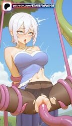 1girl 1girls 2026 ai_generated artist_name bare_shoulders blue_sky blush boobs breasts bust chest clitoral_hood cloud consensual_tentacles day electroworld exposed_pussy fairy_tail hi_res high_quality high_resolution highres juicy_pussy lisanna_strauss open_mouth outdoors panties panties_aside pantyhose patreon patreon_username pussy restrained short_hair sky stable_diffusion tentacle_sex tentacles tight_pussy tits tongue torn_bike_shorts torn_bodysuit torn_clothes torn_dress torn_legwear torn_leotard torn_panties torn_shirt torn_swimsuit trembling underwear vagina watermark white_hair
