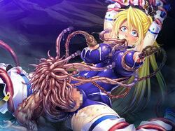 1monster aisha_clarisse all_the_way_through amputee anal aquamarine_eyes areolae blonde_hair bodysuit breasts breeding_slave cyborg double_penetration erect_nipples female human human_mother_baby_monster incest inflation lactation large_breasts lilith-soft nipples open_mouth penetration ponytail saliva slave sweat tagme taimanin_(series) taimanin_asagi_battle_arena tears tentacle tied_hair vaginal_penetration x-ray zol
