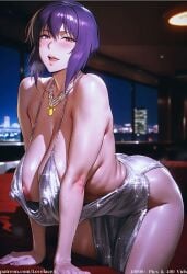 1girl 2d 2d_(artwork) 2d_animation ai_generated animated anime anime_style big_breasts blacked breasts cheating curvy curvy_figure ghost_in_the_shell kusanagi_motoko lovelacea motoko_kusanagi nipples perfect_body presenting puffy_nipples sweat uncensored video voluptuous voluptuous_female