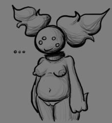 1girls breasts chubby completely_nude female gloomy_(gloomy_yeah) gloomy_yeah nude pussy tagme