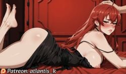 16:9 1:1 2025 2025s ai_assisted ai_generated anime anime_character anime_coloring anime_screencap anime_screenshot anime_style arrogant artist_logo artist_name artist_signature artist_upload ass ass_bigger_than_head ass_focus ass_up atlantis_k babe big_ass big_boobs big_breasts big_butt blush boobs booty breasts breasts_apart breasts_bigger_than_head breasts_out clavicle cute_female dark-skinned_male eris_boreas_greyrat eris_greyrat hi_res high_quality high_resolution highres hips horny jobless_reincarnation legs legs_up lying lying_on_bed lying_on_stomach mushoku_tensei mushoku_tensei:_isekai_ittara_honki_dasu nipples perfect_ass perfect_body perfect_boobs perfect_legs prostitute prostitution seductive straddling teasing thick_eyebrows thick_lips thighs tits watermark