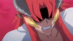 10s 1girl 1girls 2018 abs angry animated animated_gif blonde_hair bouncing_breasts breasts collarbone cow_girl dark-skinned_female dark_skin female female_minotaur heian horns japanese_clothes kimono kurenai_(shikkoku_no_shaga) large_breasts lipstick long_hair makeup minotaur monster_girl multicolored_hair muscular muscular_female red_hair satyr scar scar_on_neck screaming shikkoku_no_shaga shikkoku_no_shaga_the_animation sidelocks streaked_hair tagme tall_female very_long_hair