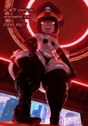 3d pasties robot_commander_(bingbingzi) shortstack spookieshade thick_thighs wide_hips