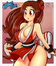 mai shiranui from fatal fury by locke3k