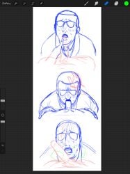 2025 2boys blowjob blush blush_lines blushing cecil_stedman clothed clothed_sex clothing cock cum cum_on_face dick donald_ferguson erect_penis erection gay gay_blowjob gay_male gay_sex glasses hair hand_on_head invincible invincible_(comics) invincible_(tv_series) light-skinned_male light_skin male male/male male_only office_clothing open_mouth oral oral_sex penis pluto_cronus pubes pubic_hair sex short_hair simple_background sucking sucking_penis sweat sweatdrop sweating teeth teeth_showing teeth_visible tie tongue tongue_out white_background yaoi