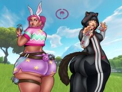 agata_(fortnite) ass_grab big_ass codi_cottontail curvy curvy_figure epic_games fat_ass fat_butt fortnite fortnite:_battle_royale milf mommy slumpcakez