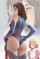 2girls aged_up agents_of_atlas ai_generated avengers big_ass big_breasts big_thighs breasts brown-skinned_female brown_body brown_skin champions_(marvel) curvaceous curvy curvy_figure dark-skinned_female dark_skin digital_media_(artwork) female gwen_poole gwenpool gwenpool_(series) hips hourglass_figure huge_ass huge_breasts huge_thighs inhuman kamala_khan large_ass large_breasts large_thighs legs marvel marvel_comics mature mature_female ms._marvel ms._marvel_(kamala_khan) mutant mutant_(marvel) phophopho slim_waist thick thick_hips thick_legs thick_thighs thighs voluptuous waist wide_hips young_avengers