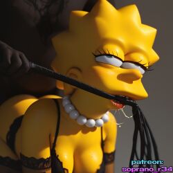 1boy ai_generated bdsm_gear bdsm_outfit begging big_ass big_breasts big_butt big_thighs bondage choker dick female gag gagged grocery_store horny lace lisa_simpson lisa_simpson nipples obedience penis pussy pussy_juice rape raped seductive simpsons soprano_r34 wet_pussy young_girl