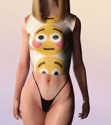 1girls 3d 3d_animation animated big_ass big_breasts big_butt big_thighs black_thong blonde_hair breast_expansion emoji expansion female female_focus female_only growth high_waisted_thong hip_expansion hourglass_expansion huge_ass huge_breasts huge_thighs large_ass large_breasts large_butt large_thighs light-skinned_female light_skin loop looping_animation medium_ass medium_breasts pale-skinned_female pale_skin serge3dx small_ass small_breasts standing t-shirt thick_thighs thigh_expansion thong