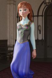 1futa 1futanari 2:3 3d 3d_animation animated anna_(frozen) big_penis blue_eyes braided_hair bulge bulge_down_leg bulge_through_clothing cameltail cartoon clothed clothing disney erection_under_clothing frozen_(film) fully_clothed futanari huge_thighs intersex large_penis light-skinned_futanari light_skin loop looping_animation newhalf no_sound pale-skinned_futanari pale_skin serge3dx shorter_than_10_seconds small_breasts solo solo_futa swinging_penis tagme twin_braids vertical_video video walk_cycle walking