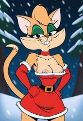 ai_generated catgirl christmas fantomcat female female_only furry tabitha_wildcat xmas