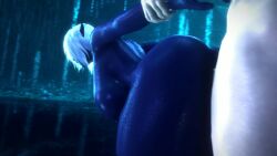 1boy 1girls 3d animated arm_pull bent_over big_breasts blue_body blue_skin bouncing_breasts breasts cave elf elf_ears elf_female erect_nipples fallen_throne female femsub fit_female human human_male large_breasts longer_than_10_seconds male male_human/female_elf mature_female nipples noname55 nude nude_female nude_male penis plap pointy_ears prison_guard_position queen_nualia sex sex_from_behind short_hair slim_waist sound sound_effects thick_ass thick_thighs thrusting vaginal_penetration vaginal_sex video water white_hair wide_hips wrist_grab