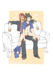 boruto:_naruto_next_generations couch_sex cowboy_position gay kaminarimon_denki male/male nanashi_017 naruto shounen_jump sitting_on_couch sitting_on_penis skinny yaoi young yuino_iwabee