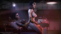 2futas 3d animated bioshock bioshock_infinite black_hair burial_at_sea elizabeth_comstock futa_on_futa futanari imflain intersex lingerie long_hair selfcest servantesnc sex short_hair sound source_filmmaker tattoo video