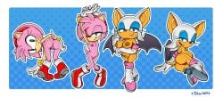 amy rose from sega by hexanne
