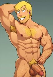 1boy abs adult_swim ai_generated armpits arms_up balls bara beard big_balls big_penis blonde_hair body_hair circumcised civitai connie_d'amico cum earrings erection facial_hair family_guy gay genderswap_(ftm) hairy_armpits hairy_chest jewelry male male_only manly moustache muscular muscular_arms muscular_male muscular_thighs pecs penis rule_63 short_hair simple_background smirk solo teen_boy veiny veiny_penis