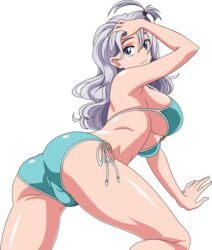 1girls admontanheiro ass bikini dat_ass fairy_tail female female_only mirajane_strauss presenting solo