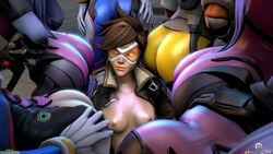 3d 6+girls 7girls animated ass ass_everywhere ass_grab ass_shake ass_sniffing ass_worship bent_over big_ass blizzard_entertainment bodysuit breasts brown_hair butt_sniffing d.va exposed_ass exposed_breasts female female_face_near_ass goggles jacket jiggle multiple_girls nipples overwatch seductive selfcest shaking_butt short_hair sniffing sound source_filmmaker teasing the_firebrand tight_clothes tracer video widowmaker wiggle yuri