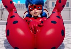 3d fingering_self ladybug_(character) masturbating miraculous_ladybug