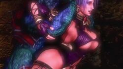 3d aeon_calcos animated anthro big_breasts closeup female human isabella_valentine lizard lizard_humanoid lizardman lizardman_(soul_calibur) male monster noname55 reptile reptile_humanoid reptilian scales scalie scalie_humanoid sex soul_calibur sound straight tagme video