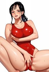 ass big big_breasts nico_robin one_piece swimsuit z4zt3l4