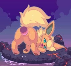 animated camotli cum cum_in_pussy cum_inside cumflation eeveelution female feral flareon nintendo penis penis_in_pussy pixel_art pokemon pokemon_(species) pussy sound tagme video video_game_character