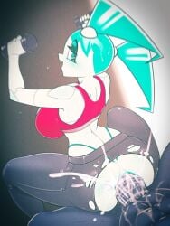 anal big_ass cum_in_ass dumbbell huge_cock jenny_wakeman lonlon my_life_as_a_teenage_robot robot_girl torn_clothes