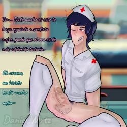 disventure_camp jacob_hamilton jake_(disventure_camp) nurse_uniform precum socks twink