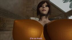 1futa 1girls 3d animated attack_on_titan big big_breasts big_penis dom female female_only futa_on_female futanari gabi_braun honey_select_2 micro_on_macro sasha_braus size_difference small smaller_female sound sub tagme video