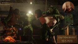 1boy 1boy1girl 1girls alternate_version_available cum cum_in_pussy cum_inside cum_trail enclave enclave_(fallout) enclave_officer eroticvalkyrie fallout female green_body milf monster naked naked_female nude nude_female officer pussy radiation raped raped_by_monster tagme